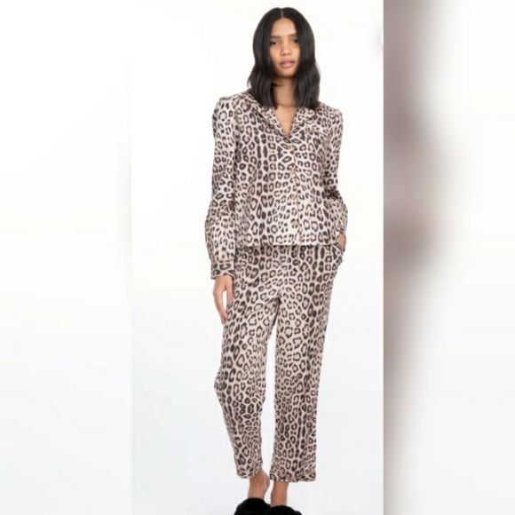 Generation Love Other - Generation Love Sasha Leopard Pajama Set